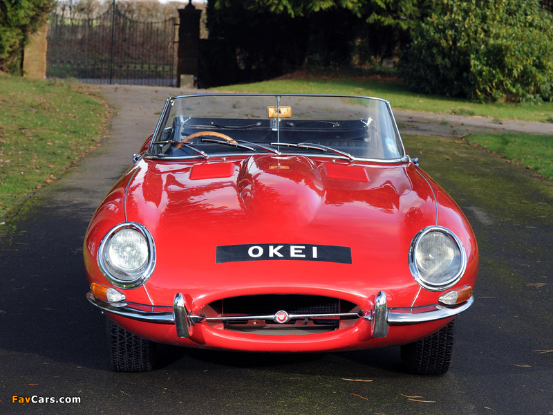 Photos of Jaguar E-Type Open Two Seater UK-spec (Series I) 1961–67 (800 x 600)