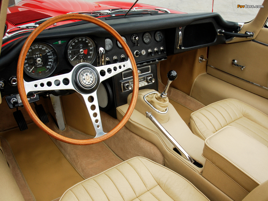 Photos of Jaguar E-Type 4.2-Litre Open Two Seater EU-spec (XK-E) 1964–1967 (1024 x 768)