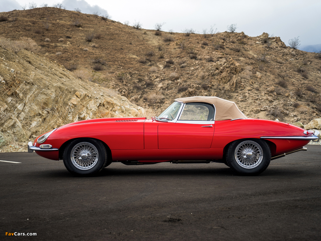 Pictures of Jaguar E-Type 4.2-Litre Open Two Seater US-spec (XK-E) 1964–1967 (1024 x 768)