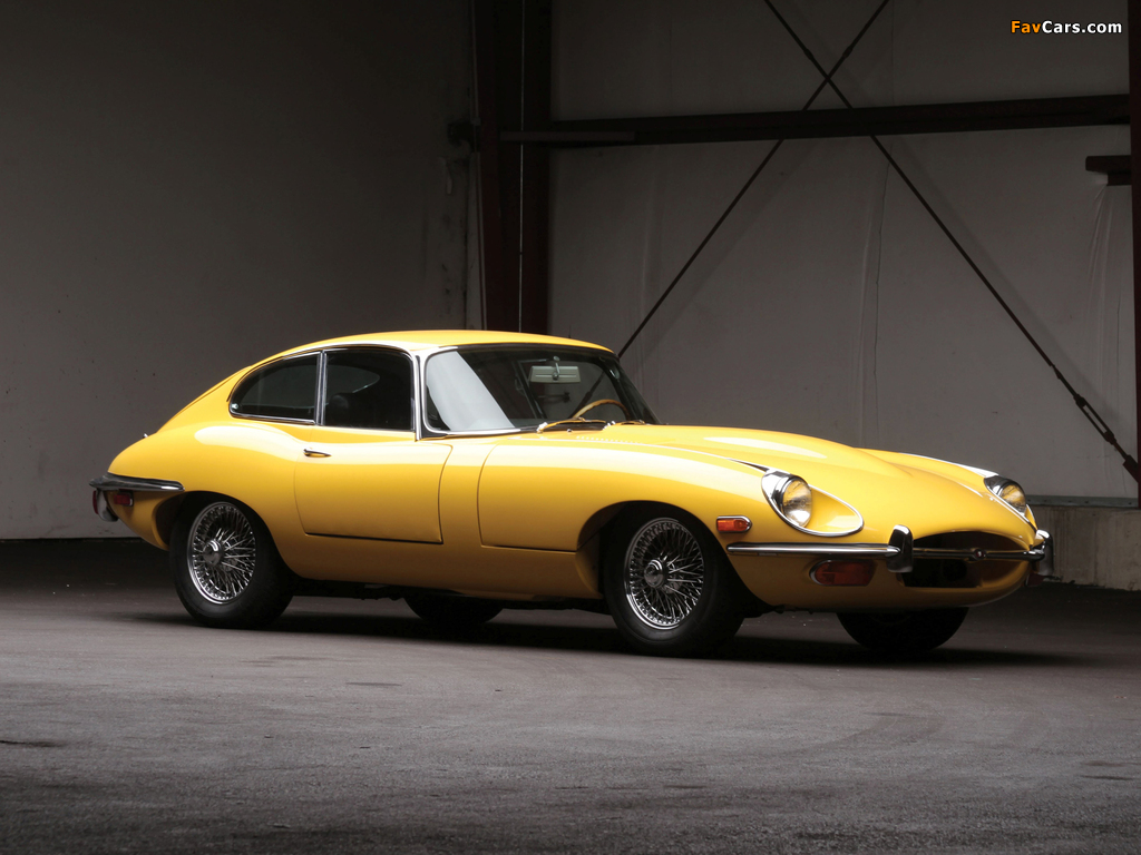 Pictures of Jaguar E-Type Fixed Head Coupe US-spec (Series II) 1968–71 (1024 x 768)