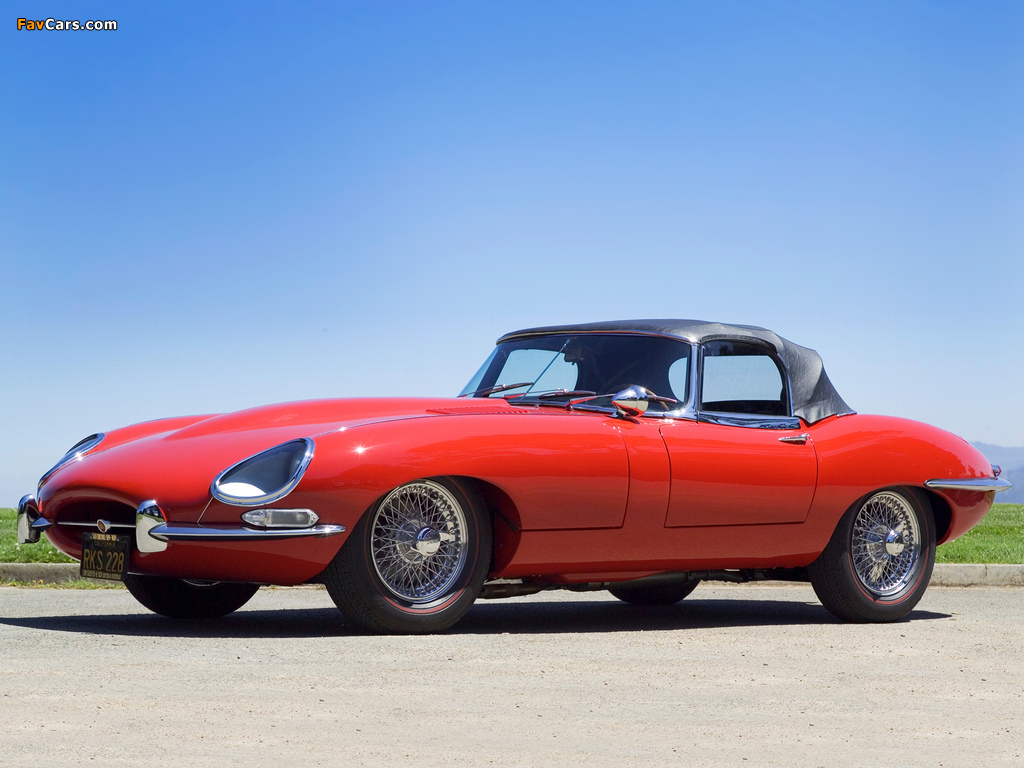 Jaguar E-Type Open Two Seater (Series I) 1961–67 wallpapers (1024 x 768)