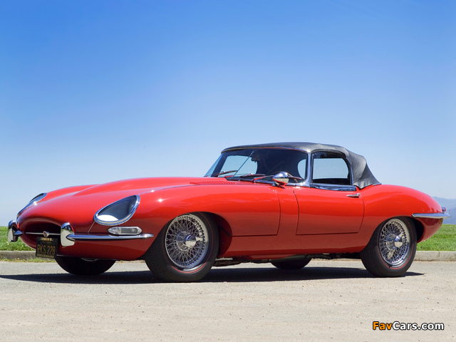 Jaguar E-Type Open Two Seater (Series I) 1961–67 wallpapers (640 x 480)