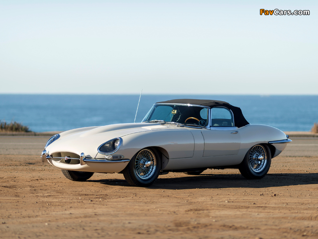 Jaguar E-Type 4.2-Litre Open Two Seater US-spec (XK-E) 1964–1967 wallpapers (640 x 480)