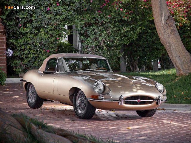Jaguar E-Type Open Two Seater (Series I) 1967–68 wallpapers (640 x 480)