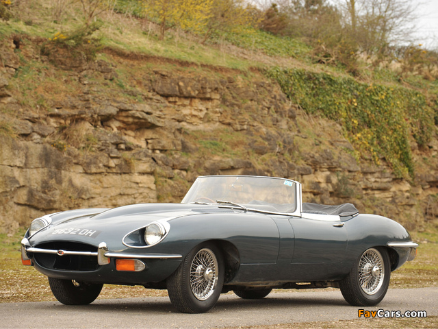 Jaguar E-Type Open Two Seater (Series II) 1968–71 wallpapers (640 x 480)