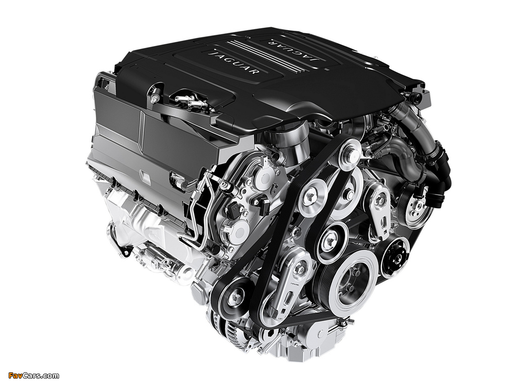 Images of Engines  Jaguar 5.0L V8 Supercharged (495 hp) (1024 x 768)