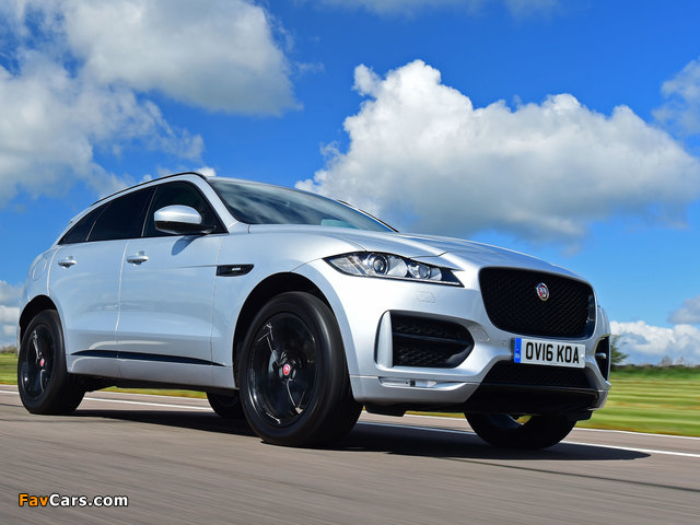 Jaguar F-Pace 20d AWD R-Sport UK-spec 2016 pictures (640 x 480)