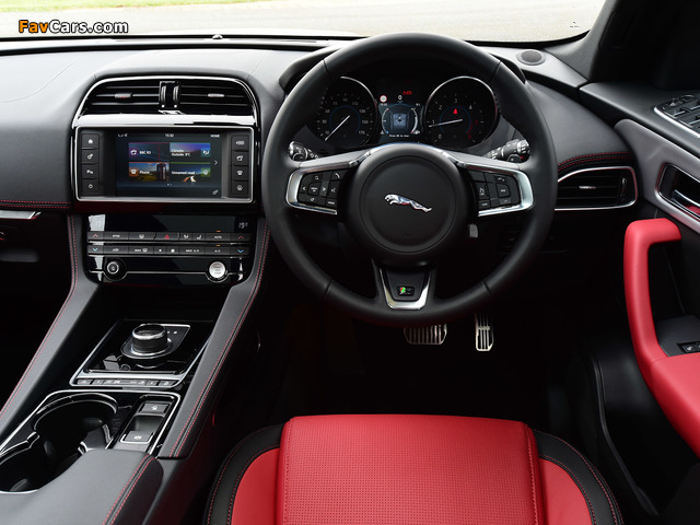 Jaguar F-Pace 20d AWD R-Sport UK-spec 2016 wallpapers (640 x 480)