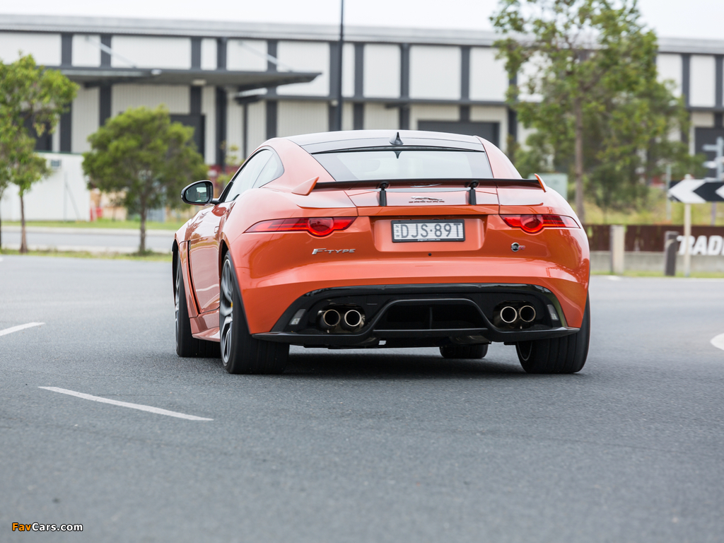 Images of Jaguar F-Type SVR Coupé AU-spec 2016 (1024 x 768)