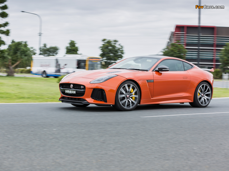 Images of Jaguar F-Type SVR Coupé AU-spec 2016 (800 x 600)