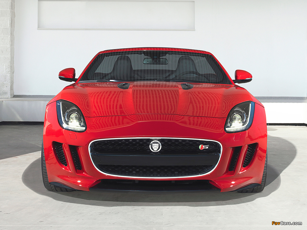 Jaguar F-Type V8 S 2013 wallpapers (1024 x 768)