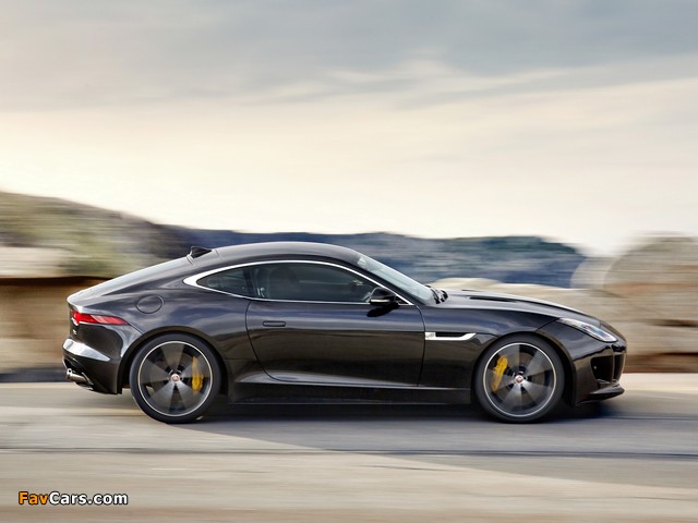 Jaguar F-Type R Coupé UK-spec 2014 images (640 x 480)