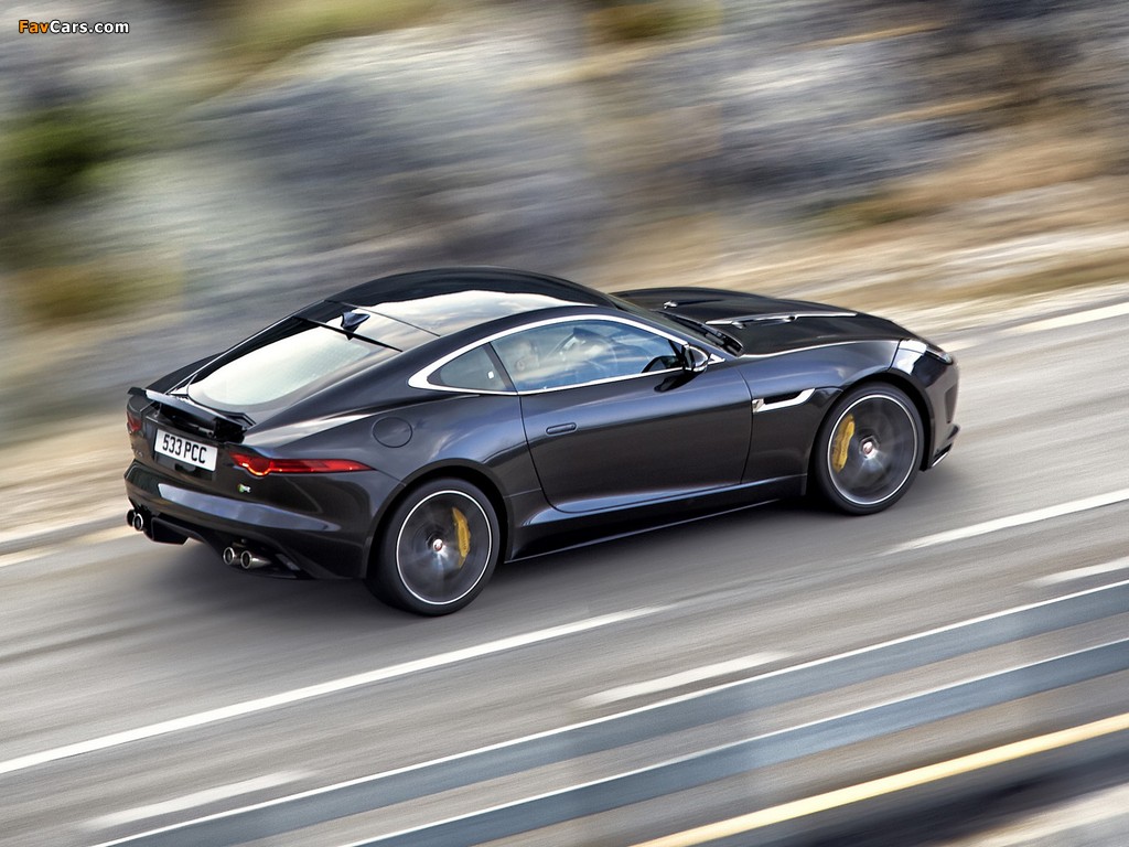 Jaguar F-Type R Coupé UK-spec 2014 wallpapers (1024 x 768)