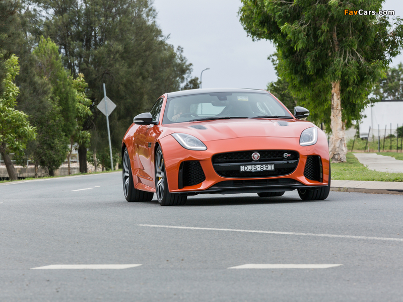 Jaguar F-Type SVR Coupé AU-spec 2016 images (800 x 600)