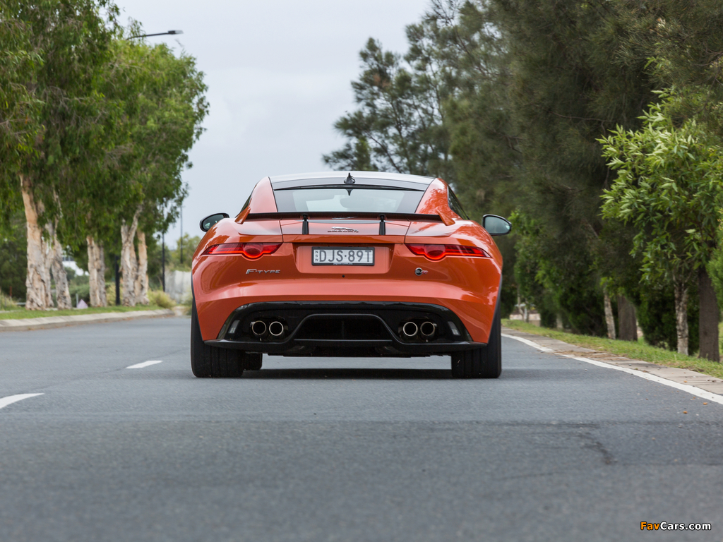 Jaguar F-Type SVR Coupé AU-spec 2016 photos (1024 x 768)