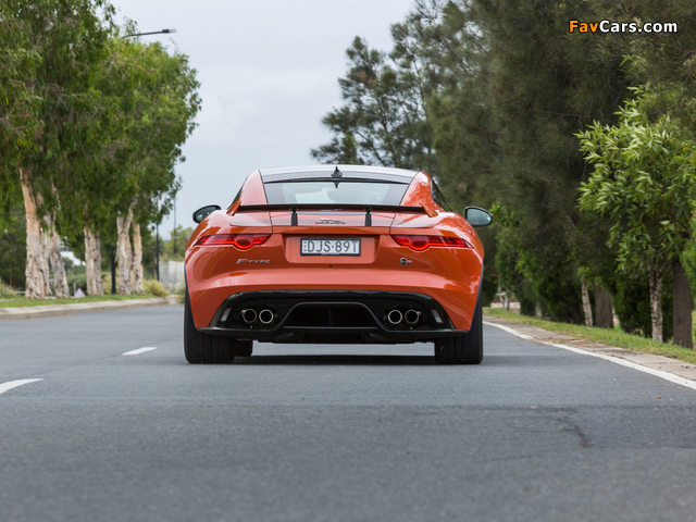 Jaguar F-Type SVR Coupé AU-spec 2016 photos (640 x 480)