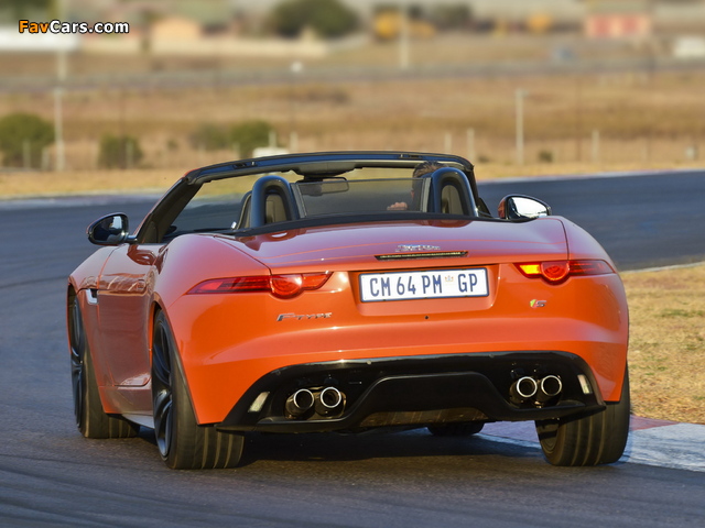 Photos of Jaguar F-Type V8 S ZA-spec 2013 (640 x 480)