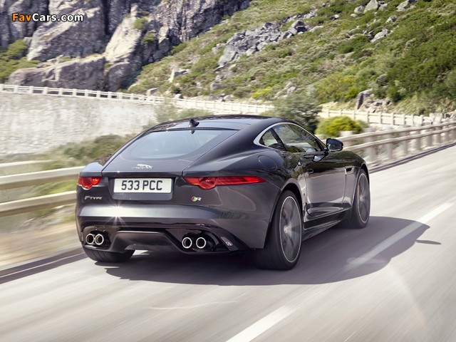 Photos of Jaguar F-Type R Coupé UK-spec 2014 (640 x 480)