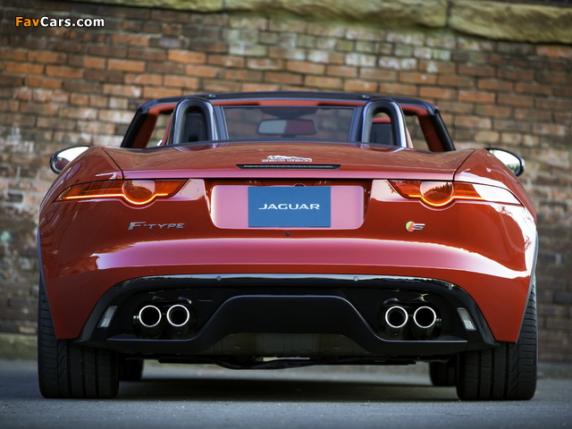 Jaguar F-Type V8 S US-spec 2013 wallpapers (640 x 480)