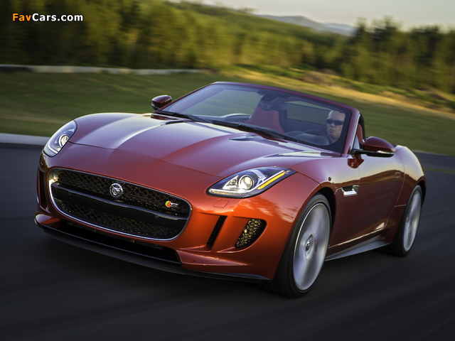 Jaguar F-Type V8 S US-spec 2013 wallpapers (640 x 480)