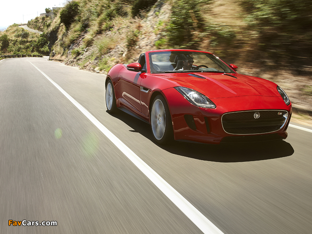 Jaguar F-Type V8 S Convertible 2013 wallpapers (640 x 480)