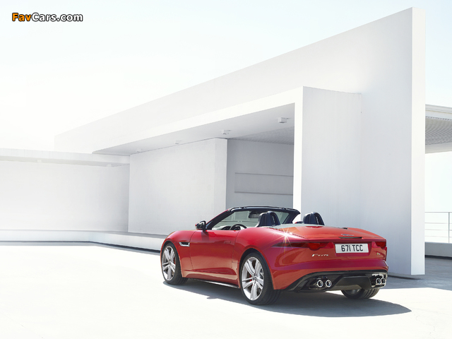 Jaguar F-Type V8 S Convertible 2013 wallpapers (640 x 480)