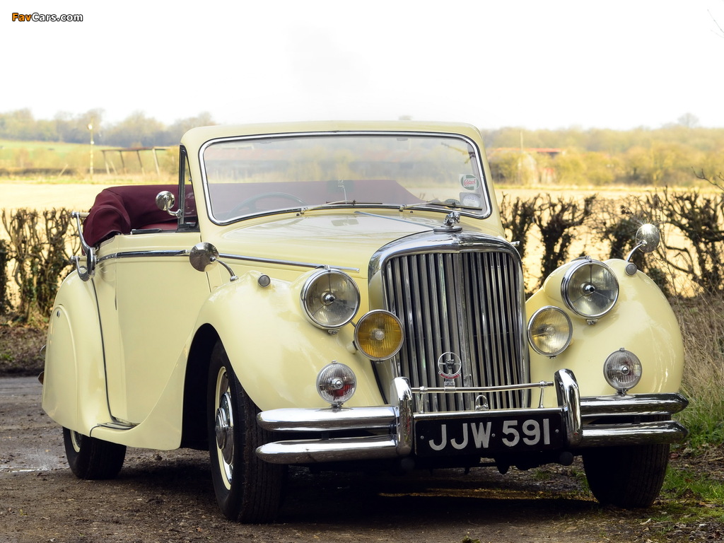 Images of Jaguar Mark V 3 ВЅ Litre Drophead Coupe UK-spec 1949–51 (1024 x 768)