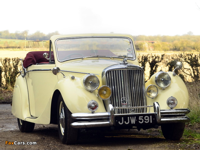 Images of Jaguar Mark V 3 ВЅ Litre Drophead Coupe UK-spec 1949–51 (640 x 480)
