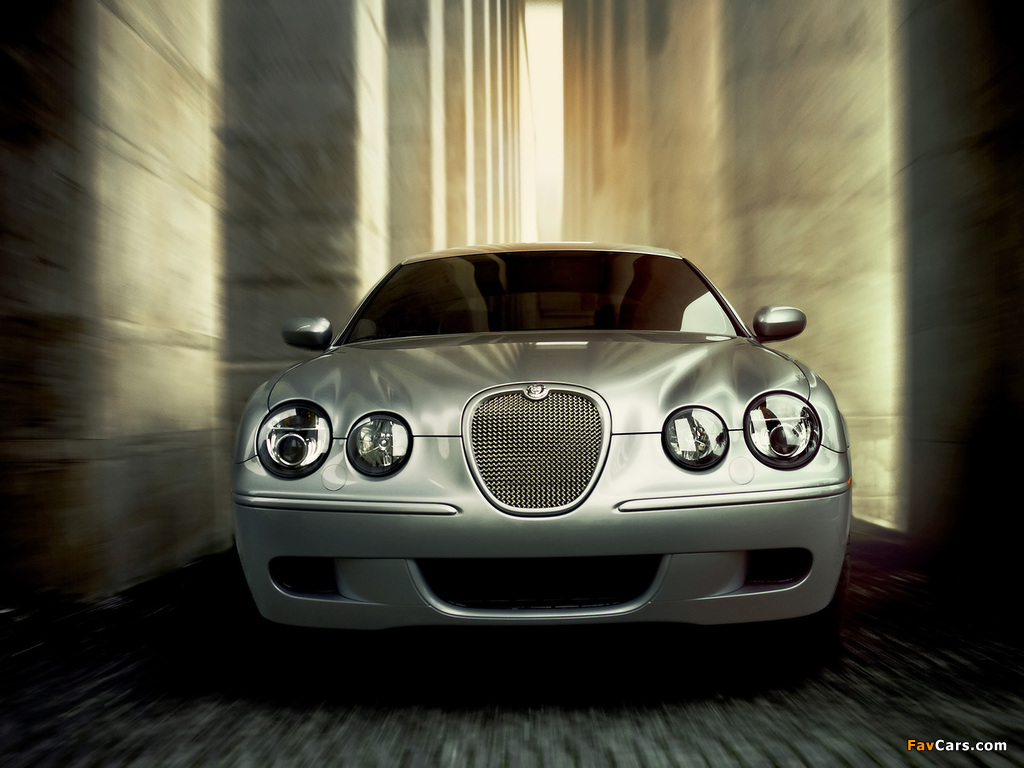 Jaguar S-Type R US-spec 2002–08 wallpapers (1024 x 768)