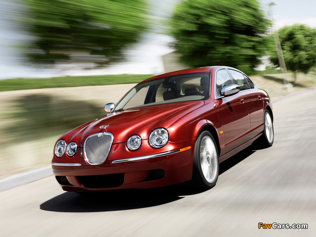 Jaguar S-Type US-spec 2006–08 wallpapers (640 x 480)