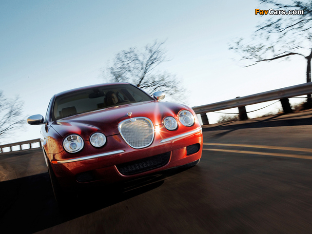 Jaguar S-Type US-spec 2006–08 wallpapers (640 x 480)