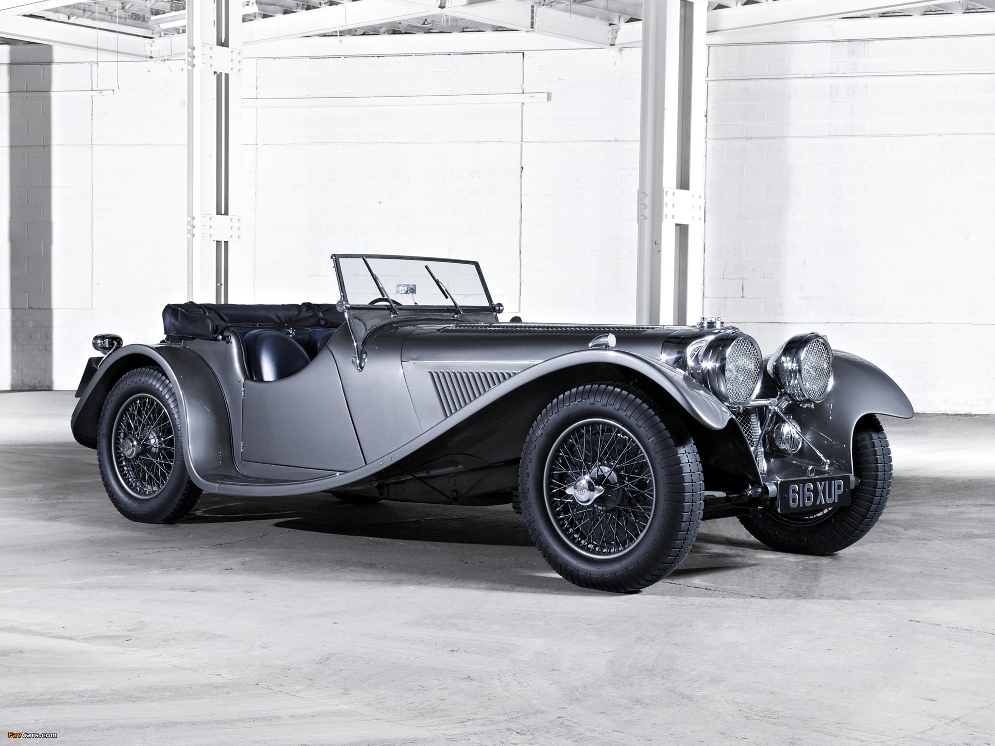 SS 100 2 ½ Litre Roadster 1936–40 wallpapers (2048 x 1536)