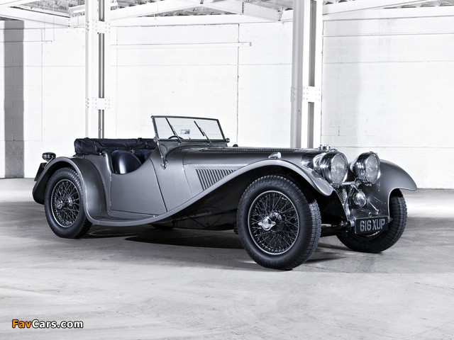 SS 100 2 ½ Litre Roadster 1936–40 wallpapers (640 x 480)