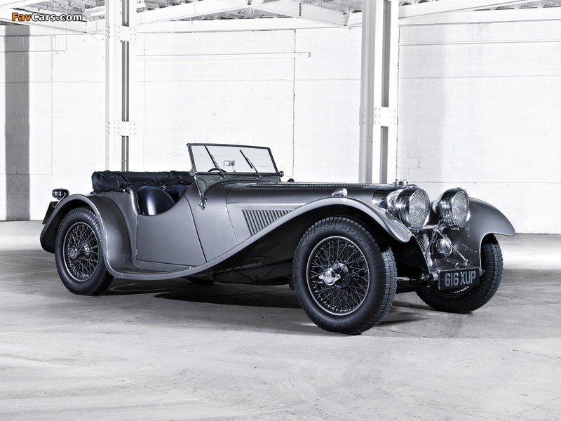 SS 100 2 ½ Litre Roadster 1936–40 wallpapers (800 x 600)
