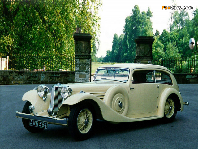 SS 1 Airline Coupe 1934–36 wallpapers (640 x 480)