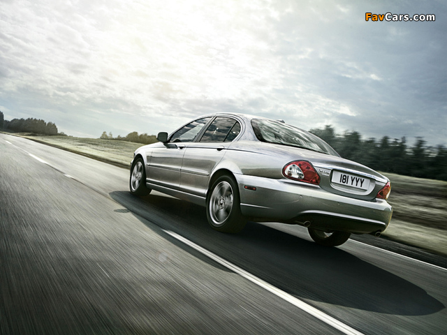 Jaguar X-Type UK-spec 2007–09 wallpapers (640 x 480)