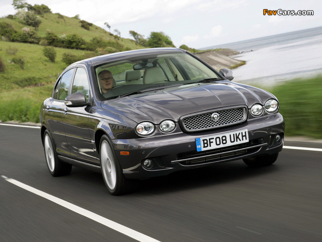 Jaguar X-Type UK-spec 2007–09 wallpapers (640 x 480)