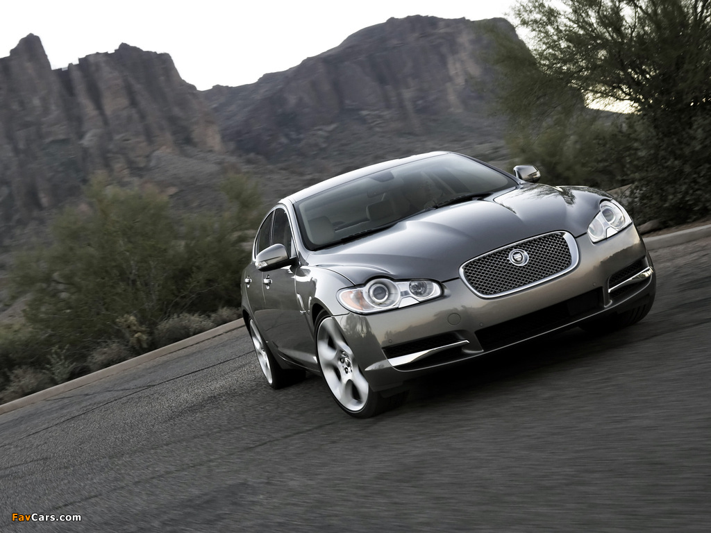 Jaguar XF 2008–11 images (1024 x 768)