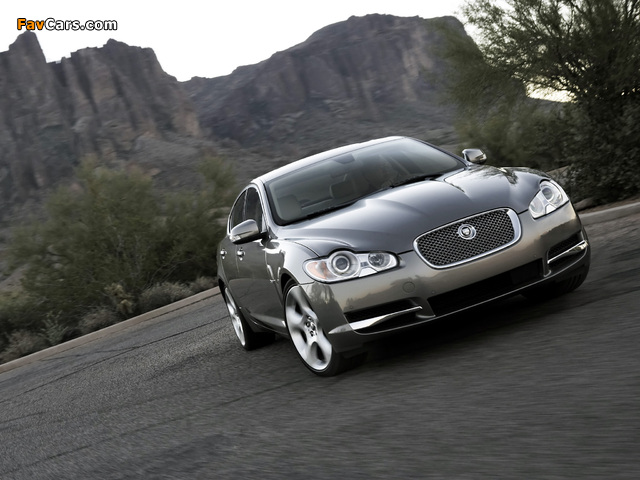 Jaguar XF 2008–11 images (640 x 480)