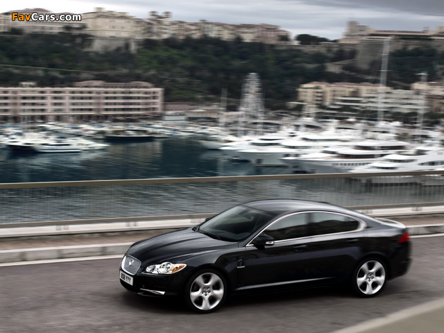 Jaguar XF 2008–11 photos (640 x 480)