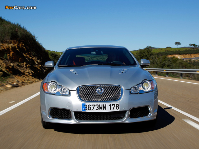 Jaguar XFR 2009–11 images (640 x 480)