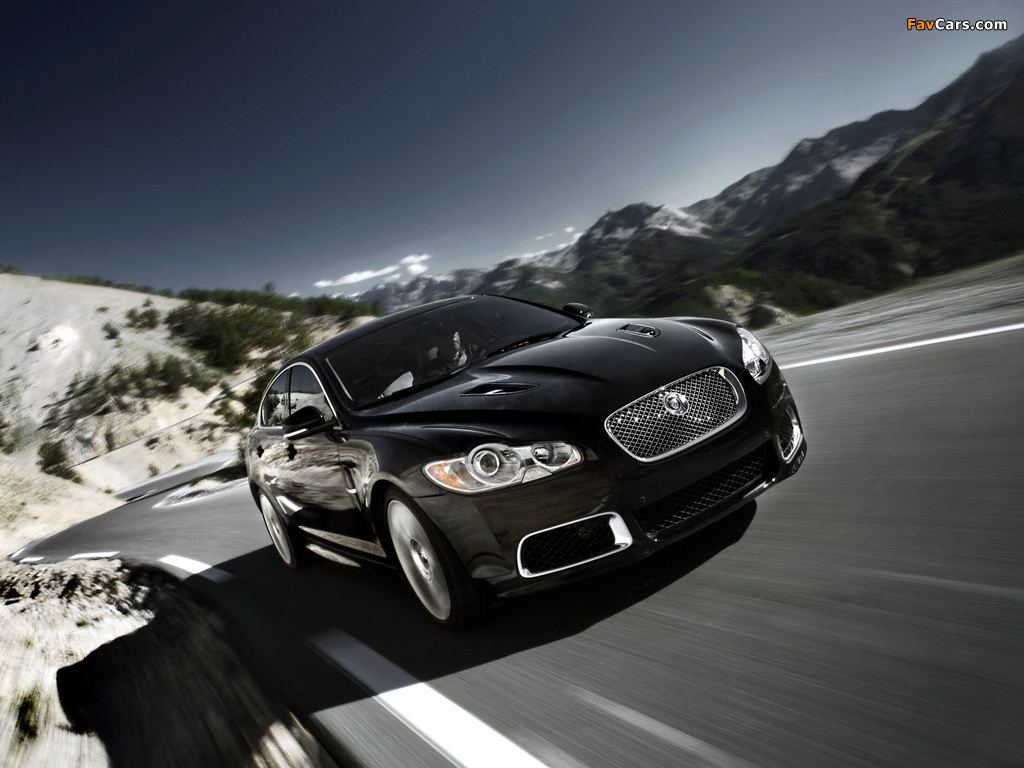 Jaguar XFR 2009–11 images (1024 x 768)