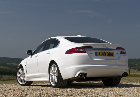 Jaguar XFR UK-spec 2009–11 wallpapers