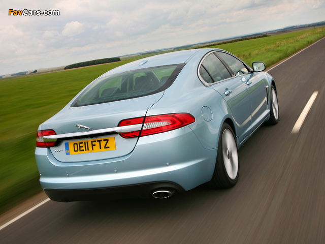 Jaguar XF 2.2 Diesel UK-spec 2011 pictures (640 x 480)