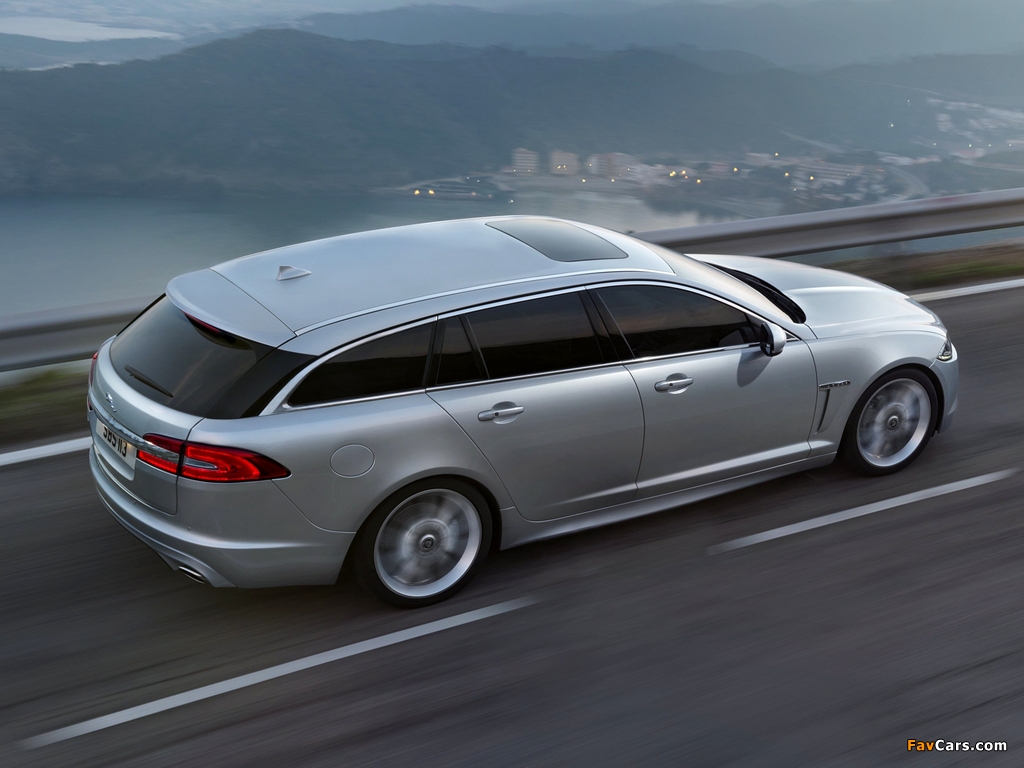 Jaguar XF Sportbrake Option Pack UK-spec 2012 wallpapers (1024 x 768)