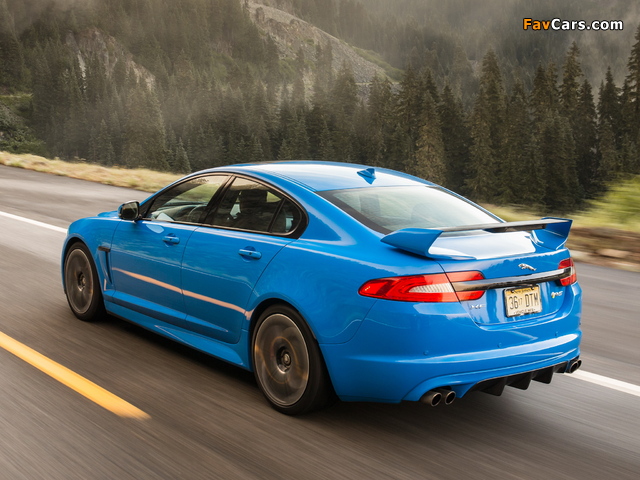 Jaguar XFR-S US-spec 2013 photos (640 x 480)