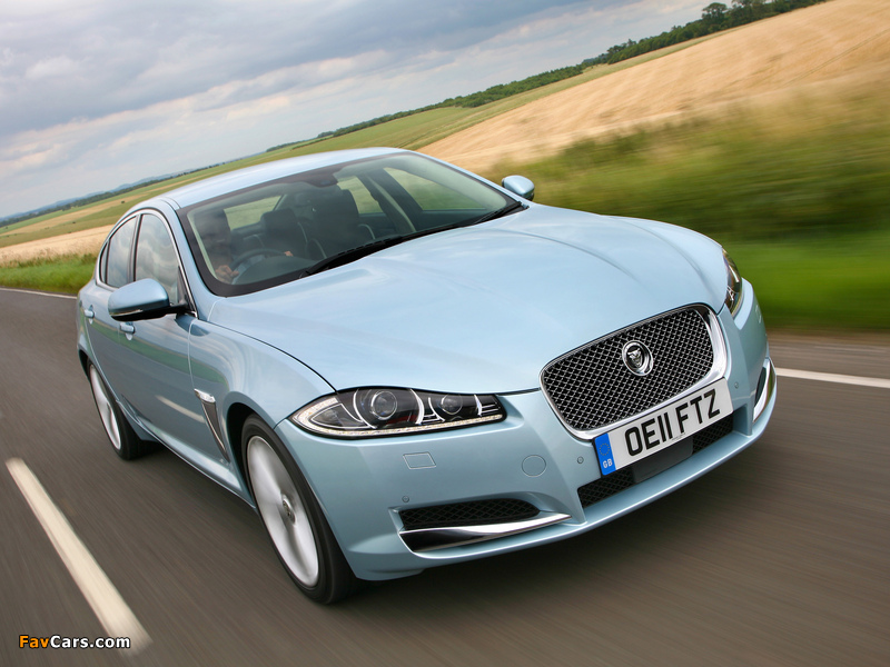 Pictures of Jaguar XF 2.2 Diesel UK-spec 2011 (800 x 600)