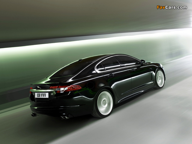 Jaguar XFR 2009–11 wallpapers (640 x 480)