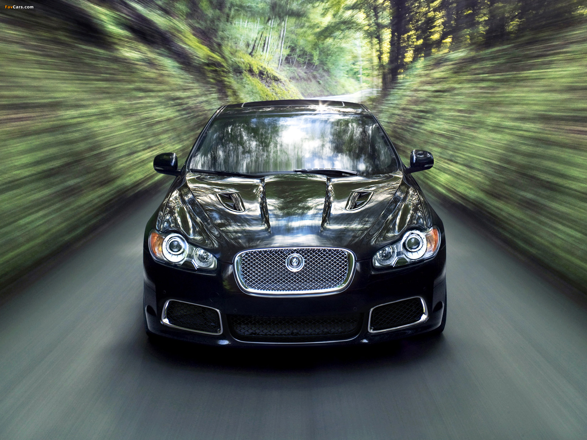 Jaguar XFR 2009–11 wallpapers (2048 x 1536)