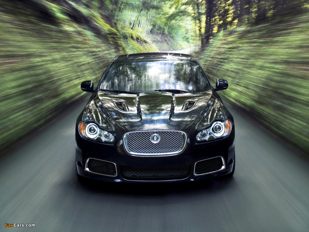 Jaguar XFR 2009–11 wallpapers (1024 x 768)